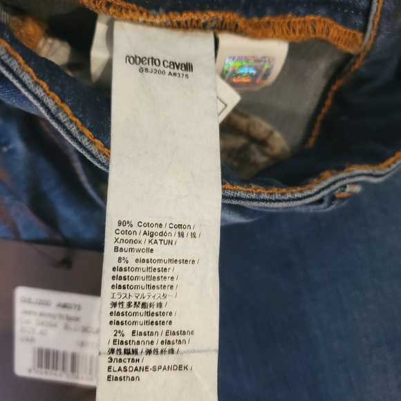 Brand new Roberto Cavalli skinny denim size 40 2 4 - Picture 9 of 15